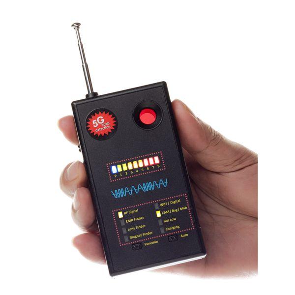 (Enhanced type)All-in-one_Multifunctional Hidden Camera Detector / Wired_Wiress Camera Detector/Micro SD Hidden Camera Detection/Find Magnetic Mount GPS Tracker / Anti-Spy Camera Device / Counter Surveillance / GSM-3G-4G-5G CellPhone Detector