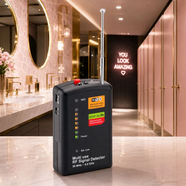 多功能無線電波探測器 / 2.4G WiFi IP攝像機專用的偵測器 / 防偷拍-反監視偵測器 / 手機電波探測器 / 無線竊聽器