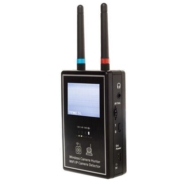 Mini Wireless NTSC_PAL_SECAM Camera Hunter + WiFi IP Camera Detector / Wireless Video Scanner / Anti-Spy Camera Solution / WiFi IP Camera Detector / 2.4G & 5G IP Camera Detection